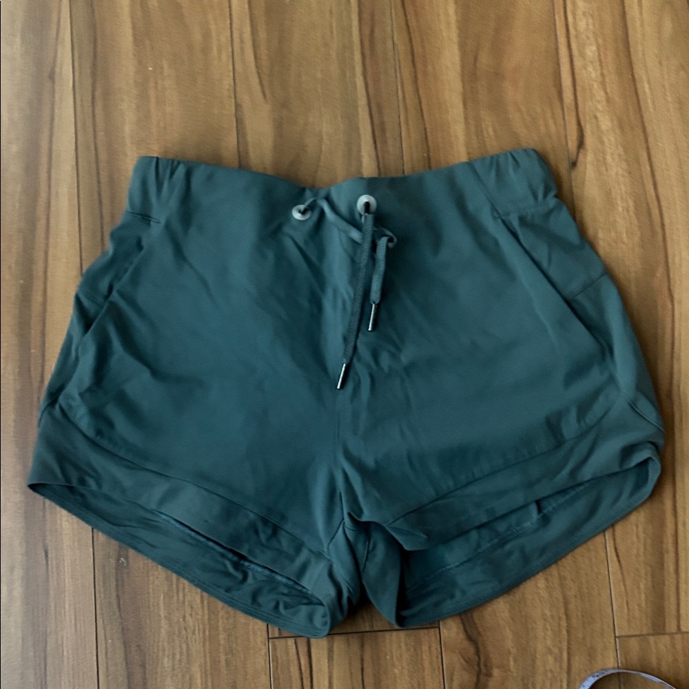 Bare Activewear Women's Deep Teal Drawstring Shorts